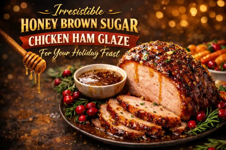 Irresistible Honey Brown Sugar Chicken Ham Glaze for Holiday Meals